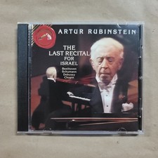 The Last Recital For Israel By Artur Rubinstein Audio CD 1992 