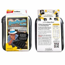 Hohner Roadhouse Blues Harmonicas 5 Pack Keys of G, A, C, D, and E w/ Case New