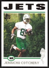 Jerricho Cotchery, 2004 Topps, #339, New York Jets, RC