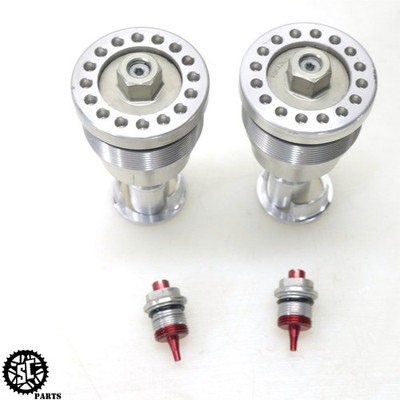 2006 2007 HONDA CBR1000RR OHLINS FORK CARTRIDGE PRELOAD TOP CAP H20