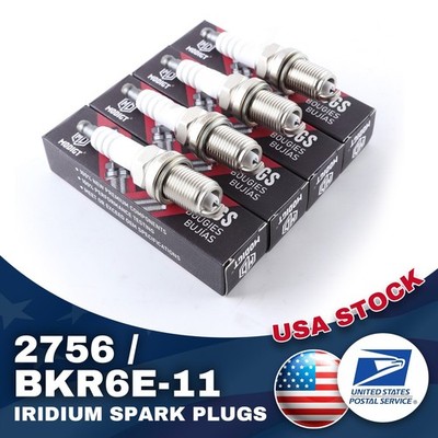 8PCS Iridium 2756 / BRK6E-11 Spark Plugs Superior For Isuzu Impulse 1990-1992