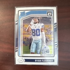 2024 Panini Donruss Optic Rated Rookie Ryan Flournoy Cowboys #288 Football Card