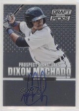 2013 Prizm Perennial Draft Picks Prospect Signatures Dixon Machado #62 Auto 4m3
