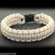 Beige Paracord Bracelet Emergency Survival Rope Shelter 9 Feet 7 Strand 550 LB