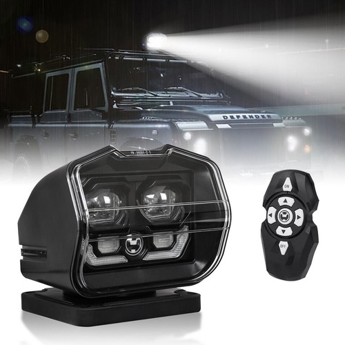 60W LED Search Light Wireless Remote Control Spotlight For Offroad Truck Marine - Picture 13 of 13