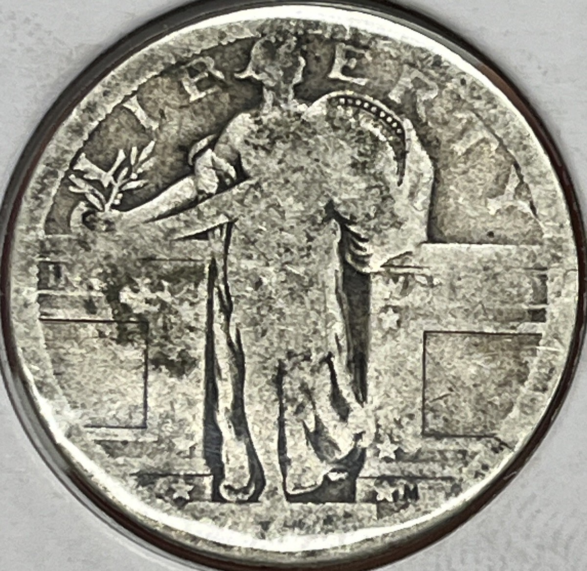 1917 Type 1 Standing Liberty Quarter FR ( RAW1766 ) | eBay