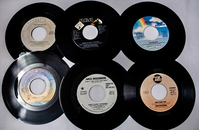 Disco Lot of 6 - 45s Orchestra Crusaders A Stewart E Coast Offering Brainstorm