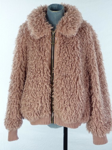 zara teddy bear bomber
