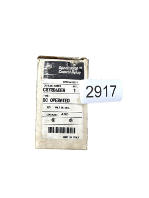 General Electric CR7RB40EN Control Relay DC Operated