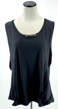 Camiseta sin mangas KI PRO NYC Pro Performance malla negra talla XL. Precio de venta sugerido por el fabricante $ 56