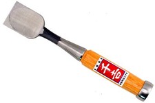 Senkichi 30mm Flat Socket Chisel White Paper Steel Wood Carving Tool