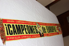 Scarf Of The Spain National Team Champions Of Europe WN 2008