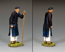KING COUNTRY VIETNAM WAR VN119 VIETNAMESE VILLIAGE CHIEF