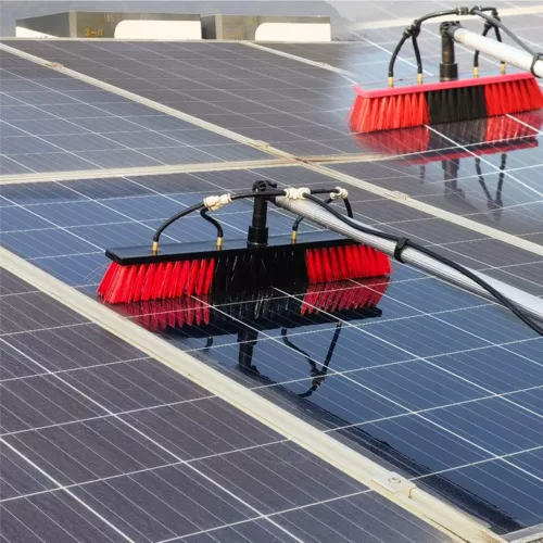 10m Solarmodul-Reinigungsbürste mit Wasserzufuhr-Stange, 35cm/55cm Bürstenkopf - Bild 2 von 23