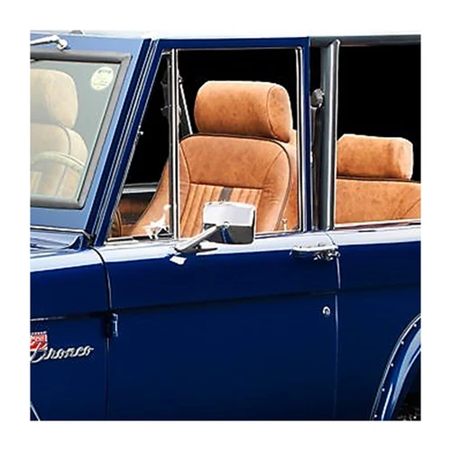Chrome Exterior Rear View Glass Mirror Pair for 66-77 Ford Bronco & 67-79 Truck - Bild 7 von 11