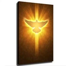 Holy Spirit Dove Poster Picture Art Print Canvas Wall Home Living Room Decor