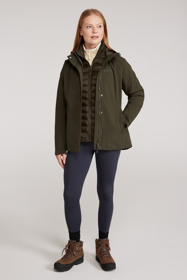 Veste Alaskan En Femme Imperméable 10 000mm Doublure Polaire  Amovible Randonnée, Sport D'hiver