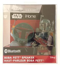 Disney Star Wars Boba Fett iHome Portable Bluetooth Speaker. New In Box 