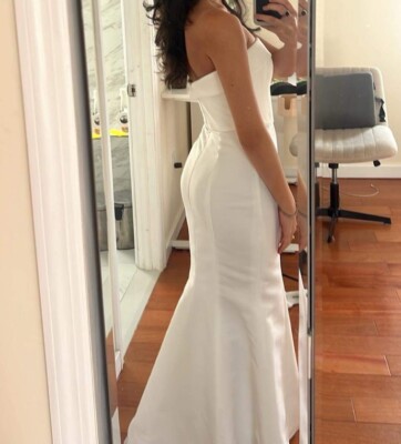 Amsale Jaylin Ivory Dress, Strapless Fit And Flare Sz 6 Originally $300 | eBay Amsale Jaylin Ivory Dress, Strapless Fit And Flare Sz 6 Originally $300 | eBay