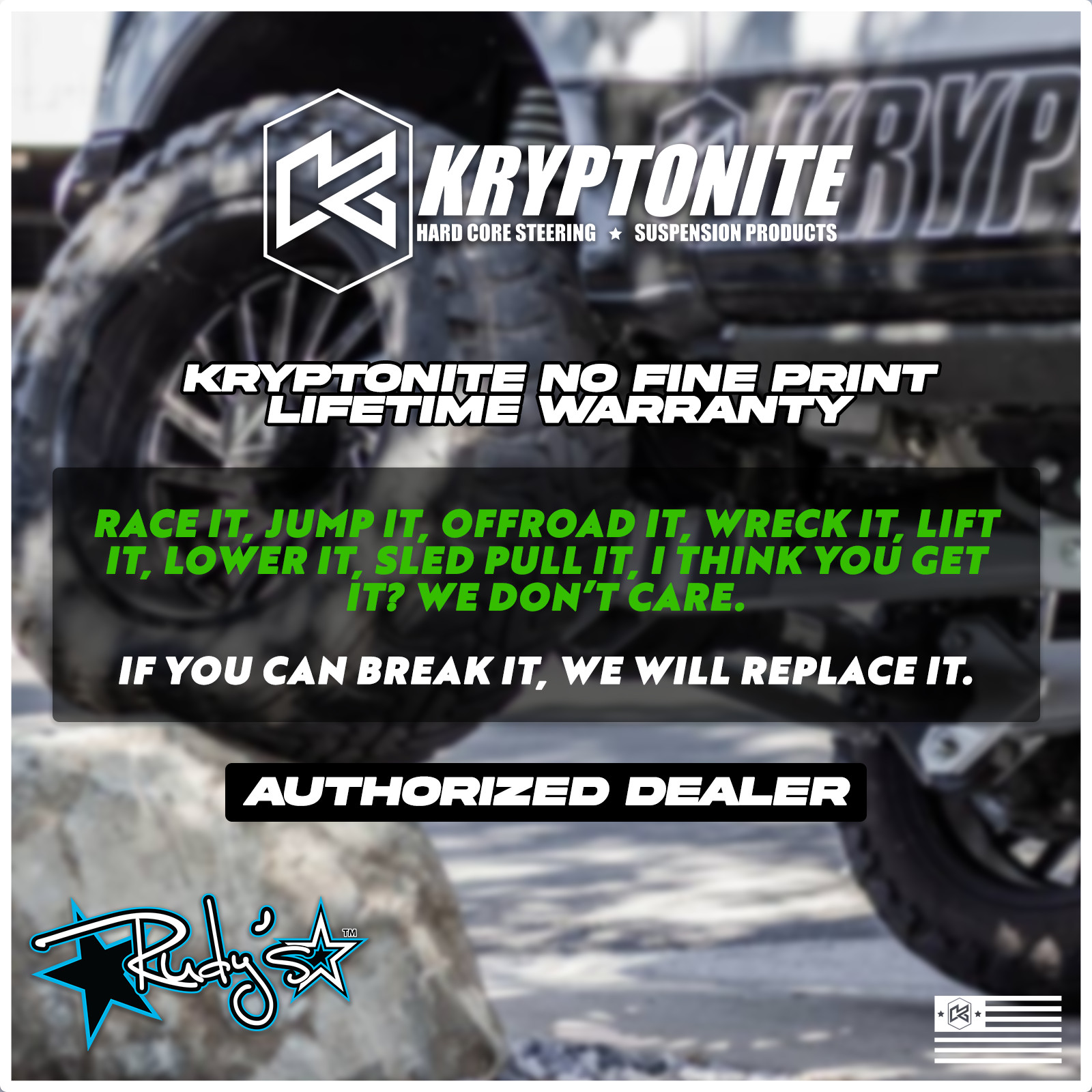 Kryptonite Death Grip Adjustable Steering Kit For 2014-2022 Ram 2500/3500 4WD