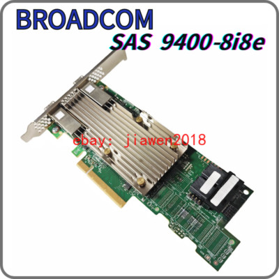Broadcom 9400-8I8E SAS3408 SATA internal and external direct expansion card