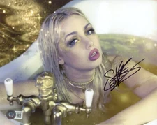 SKYE SWEETNAM SIGNED AUTOGRAPHED 8x10 PHOTO SEVER SUMO CYCO RARE BECKETT BAS