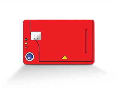 Pokemon Pokedex Karte Skin Meme Kredit Aufkleber Debit Cover Hülle Wasserdicht Vinyl
