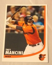 Trey Mancini Baltimore Orioles Unsigned Postcard Bowie Baysox Rookie Photo Card. rookie card picture