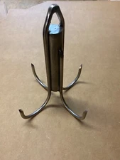 6 Inch Diameter Solid Stainless Welded Pier or Bridge Gaff With Eye For a Rope