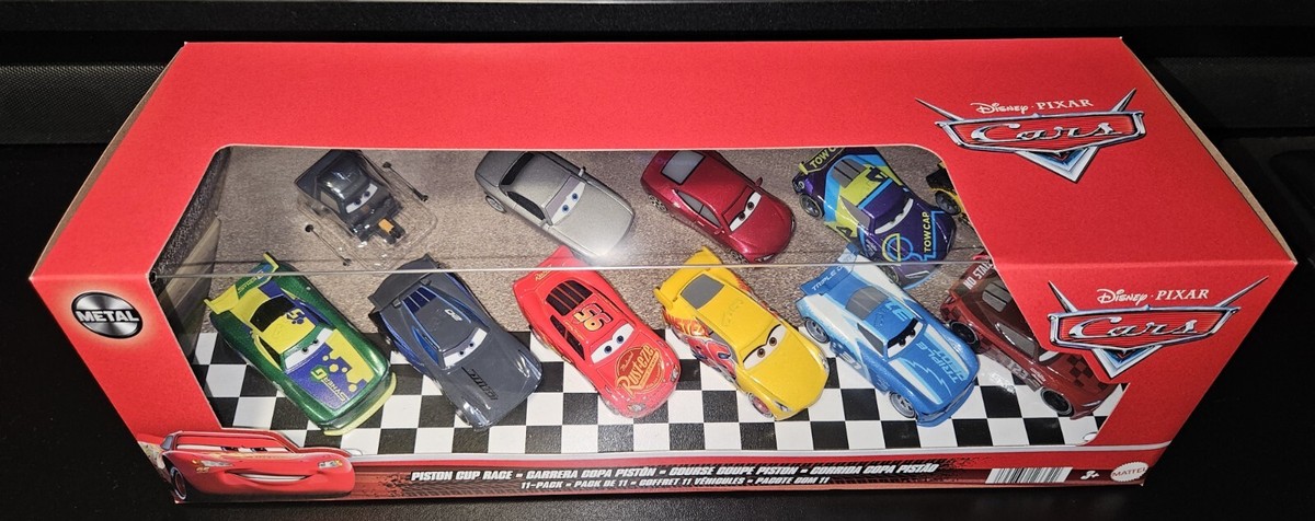 ミニカー MATTEL - DISNEY PIXAR CARS 3 PISTON CUP SET Disney Pixar Cars Piston Cup Race 11 Pack George New Win