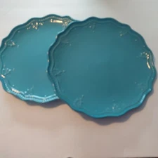 SALE! The Pioneer Woman Set of 2 Dinner Plates Stoneware 10 1/2" blue - 3217YRY