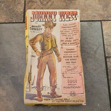 Marx Johnny West movable cowboy with box