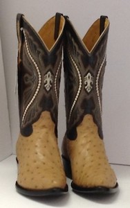 botas de rodeo de avestruz