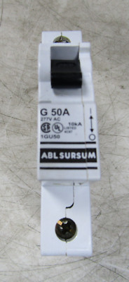  NEW ABL SURSUM 50 AMP CIRCUIT BREAKER 1 POLE 277 VAC 1GU50
