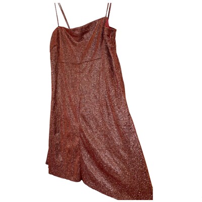 Urban Outfitters Pink Glitter Bodycon Slip Party Dress Fairy Glam Size  Small | eBay