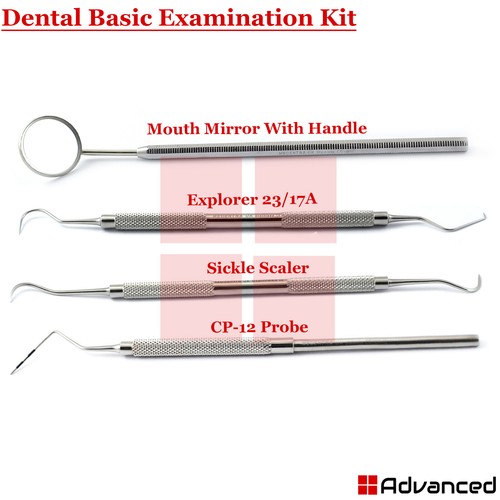 MEDENTRA Dental Examination Instruments Hygiene Calculus Plaque Removal Kits - Picture 10 of 16
