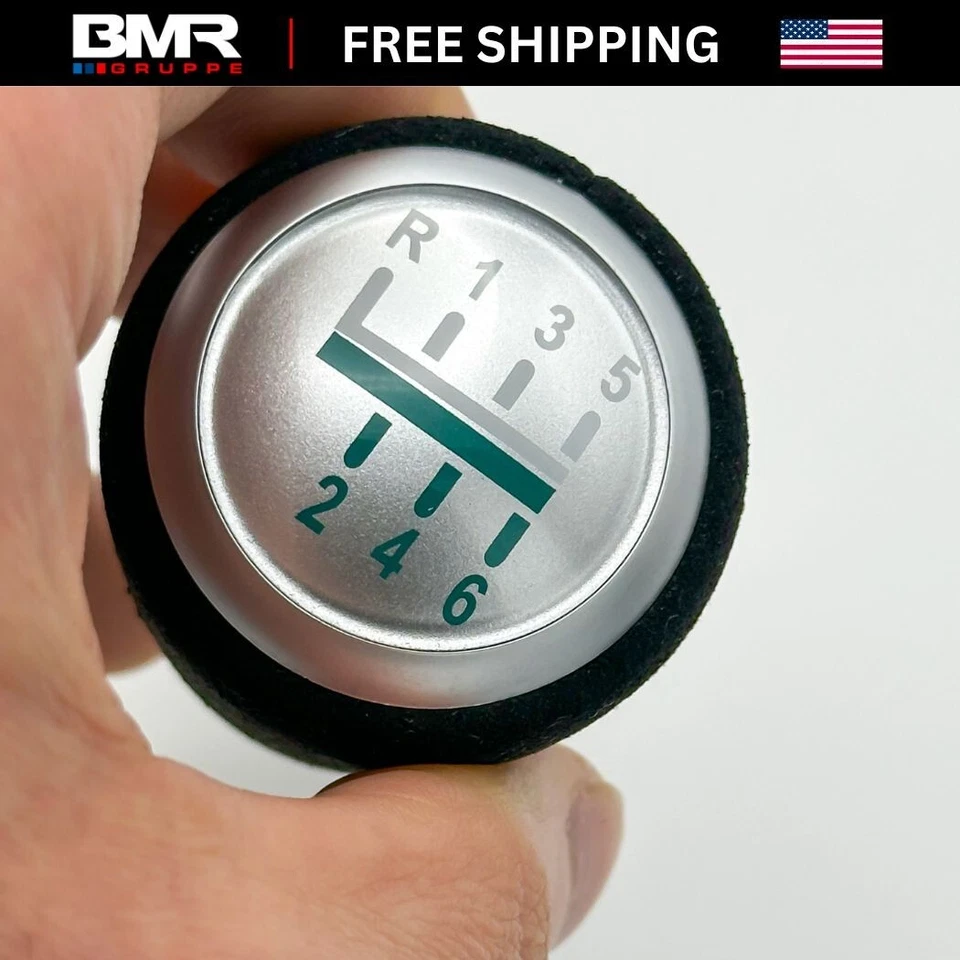 Perilla de cambio MP Alcantara 6 velocidades para BMW M3 M5 E46 E92 E90 E82 E60 E39 E36 ZM Foto 3 de 4