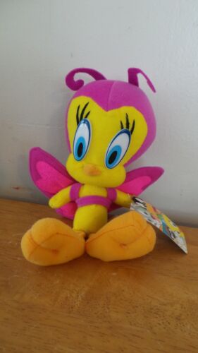 NANCO Looney Tunes TWEETY BIRD As Butterfly Plush Toy 9"  - Picture 1 of 12