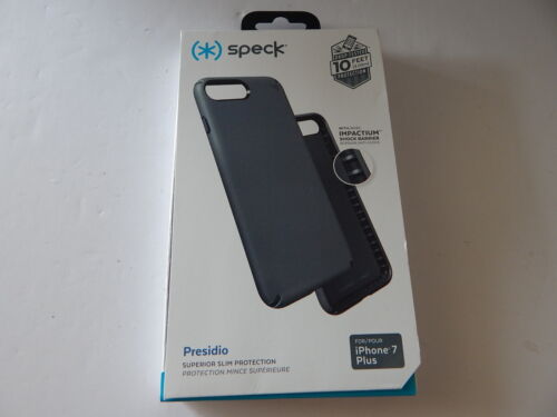 Speck Products Presidio Case for iPhone 8/7 Plus Graphite Grey/Charcoal Grey New - Afbeelding 1 van 9