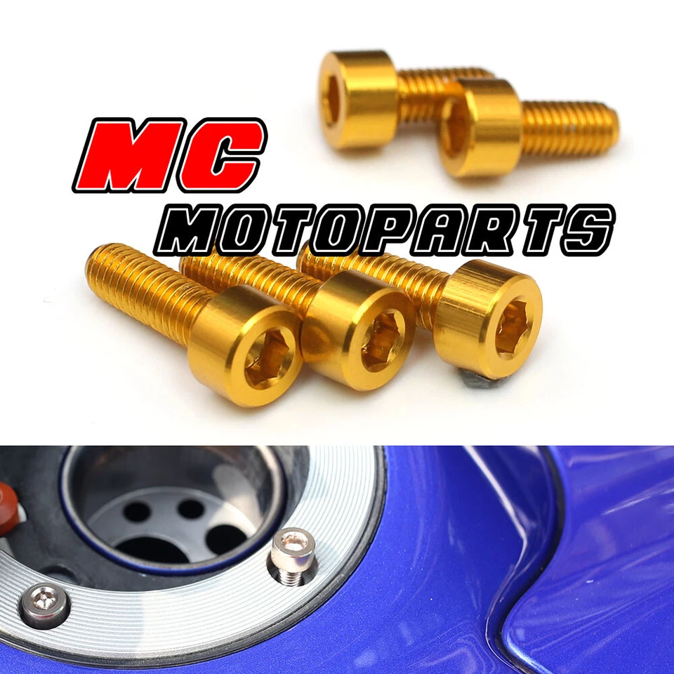 Fuel Gas Cap Bolt For Suzuki GSXR600 GSXR750 GSXR1000 Hayabusa GSXS1000F Foto 2 de 4