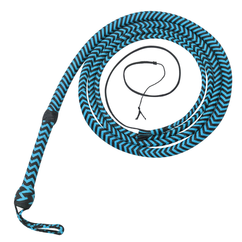 LB's Whip Bullpeitsche, 4,6 M, 12 Stränge, Paracord, Nylon