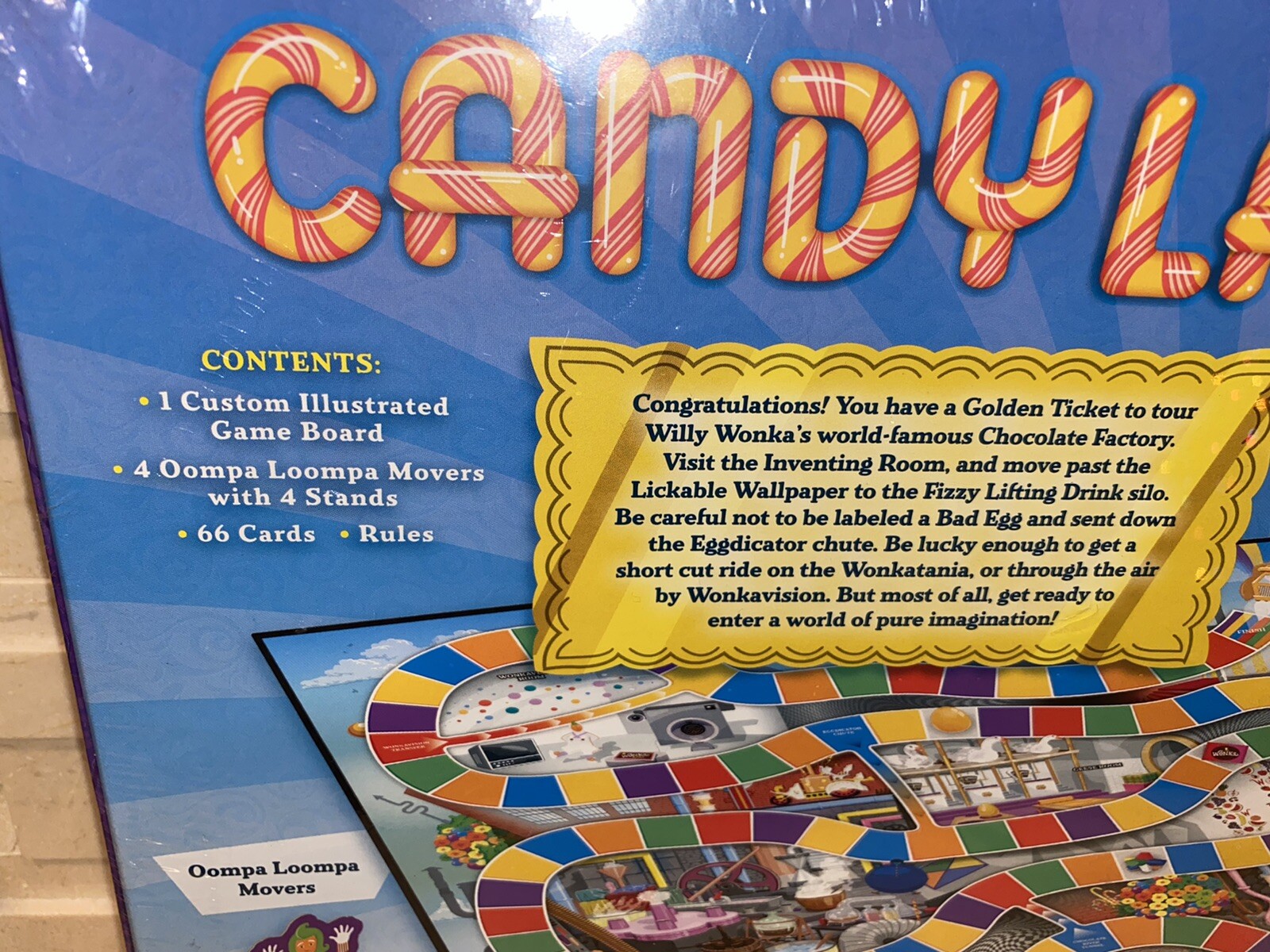 Candy Land Willy Wonka and the Chocolate Factory Board Game Themed Candy Land eBay