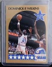 Dominique Wilkins Atlanta Hawks 1990-91 NBA Hoops #12 All Star HOF MVP 