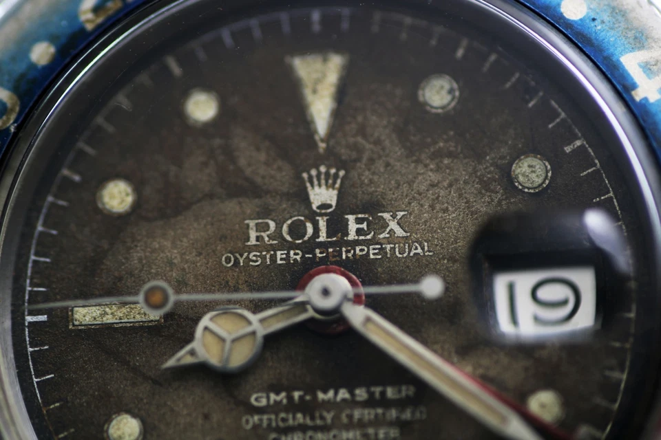 Vintage Rolex GMT Master 6542 Extremely Rare Tropical Gilt Dial 39mm Watch C1958 - Image 3 of 4