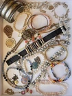 Lot of 24 Piece Estate Cleanout Vintage to Modern Costume Jewelry 925 Pearls #13