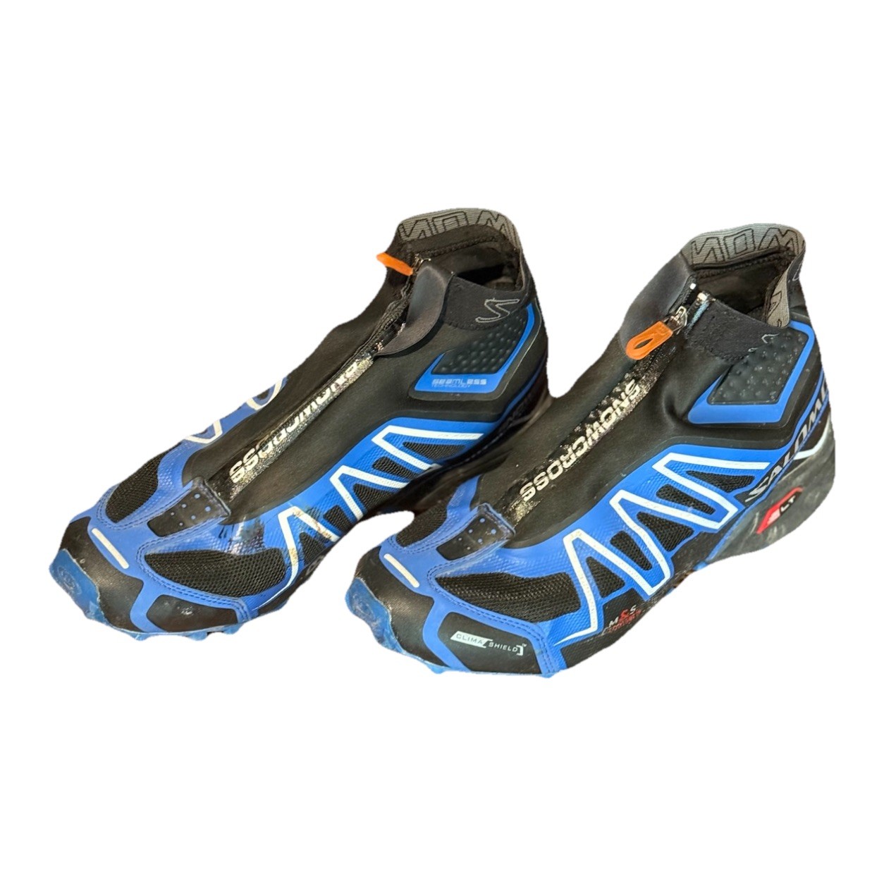 Scarpa Salomon 187982 2020 M&S Grip Othrolite Zip Snowcross 2 Blu Nero Taglia 11 5