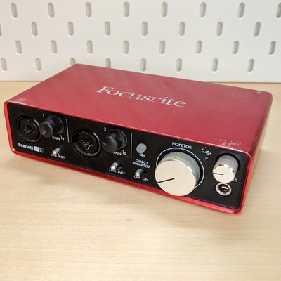 Focusrite Scarlett 2i2 USB Audio Interface 2. Gen getestet & funktionsfähig