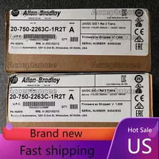 NEW AB 20-750-2263C-1R2T PowerFlex 750 24V Tran IO Option Module US Free Tax