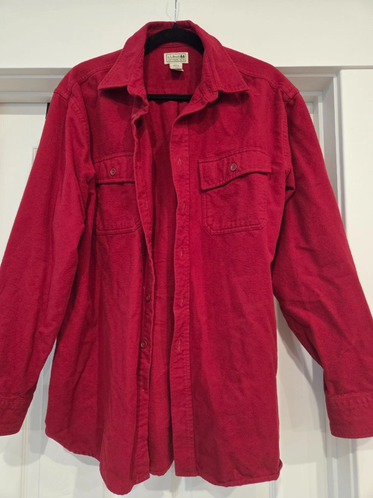 ll bean mens flannel shirt large RED
Opens in a new window or tab