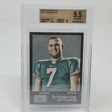 ​2008 Topps Mayo Chad Henne Rookie Card #121 BGS 9.5 Gem Mint RC Dolphins. rookie card picture
